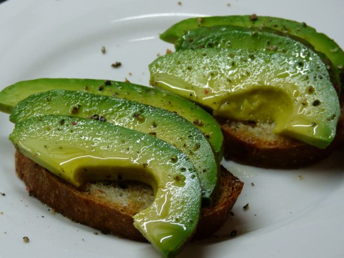 tostadas con palta